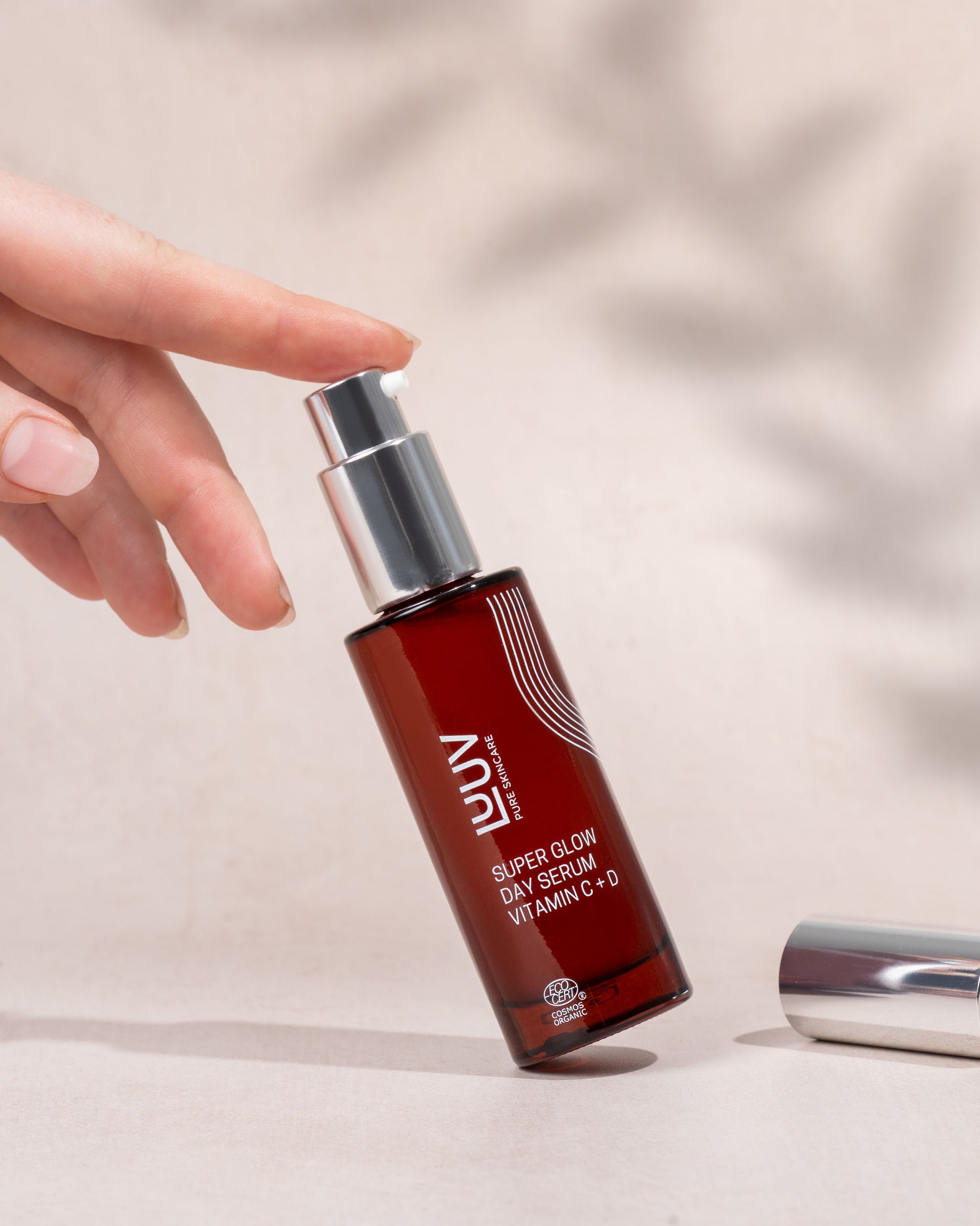 Super Glow Day Serum Vitamin C + D COSMOS, 30ml - Instant radiance and skin protection by LUUV.