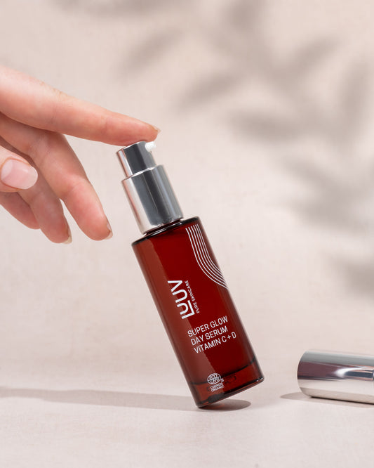 Super Glow Day Serum Vitamin C + D COSMOS, 30ml - Instant radiance and skin protection by LUUV.