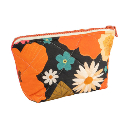 Moi Mili Make-Up Bag Set of 2 Picnic With Flowers - Floral duo-Small Pouch
