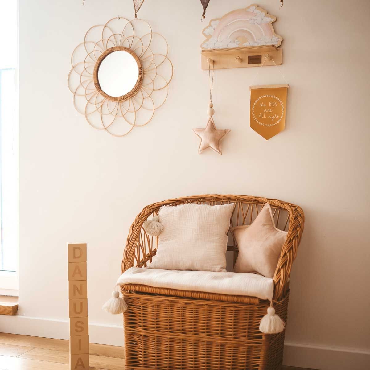 Mini Wall Shelf - Pink Rainbow