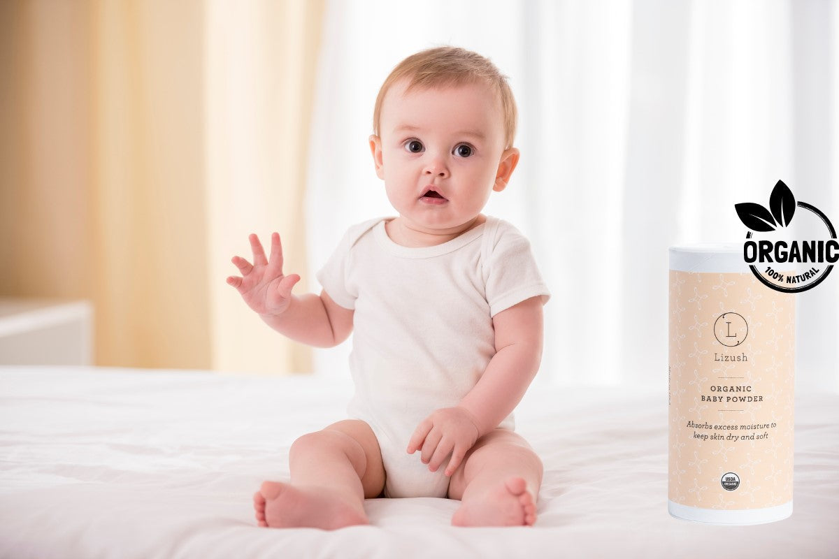 USDA Organic Baby Powder – Talc-Free, 2-Pack-2