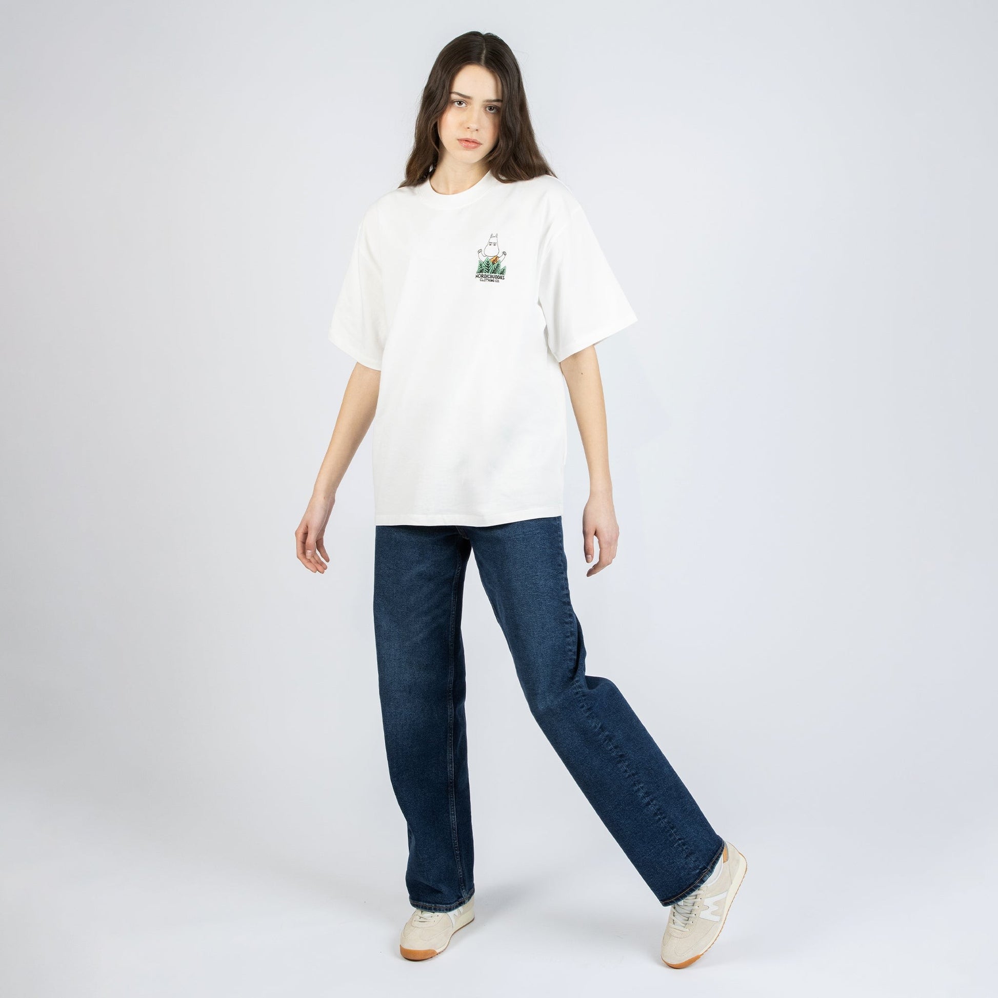 Moomin Jungle Heavy Unisex T-shirt - White