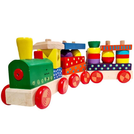 Gerardo's Toysin jättimäinen palikkajuna äänellä