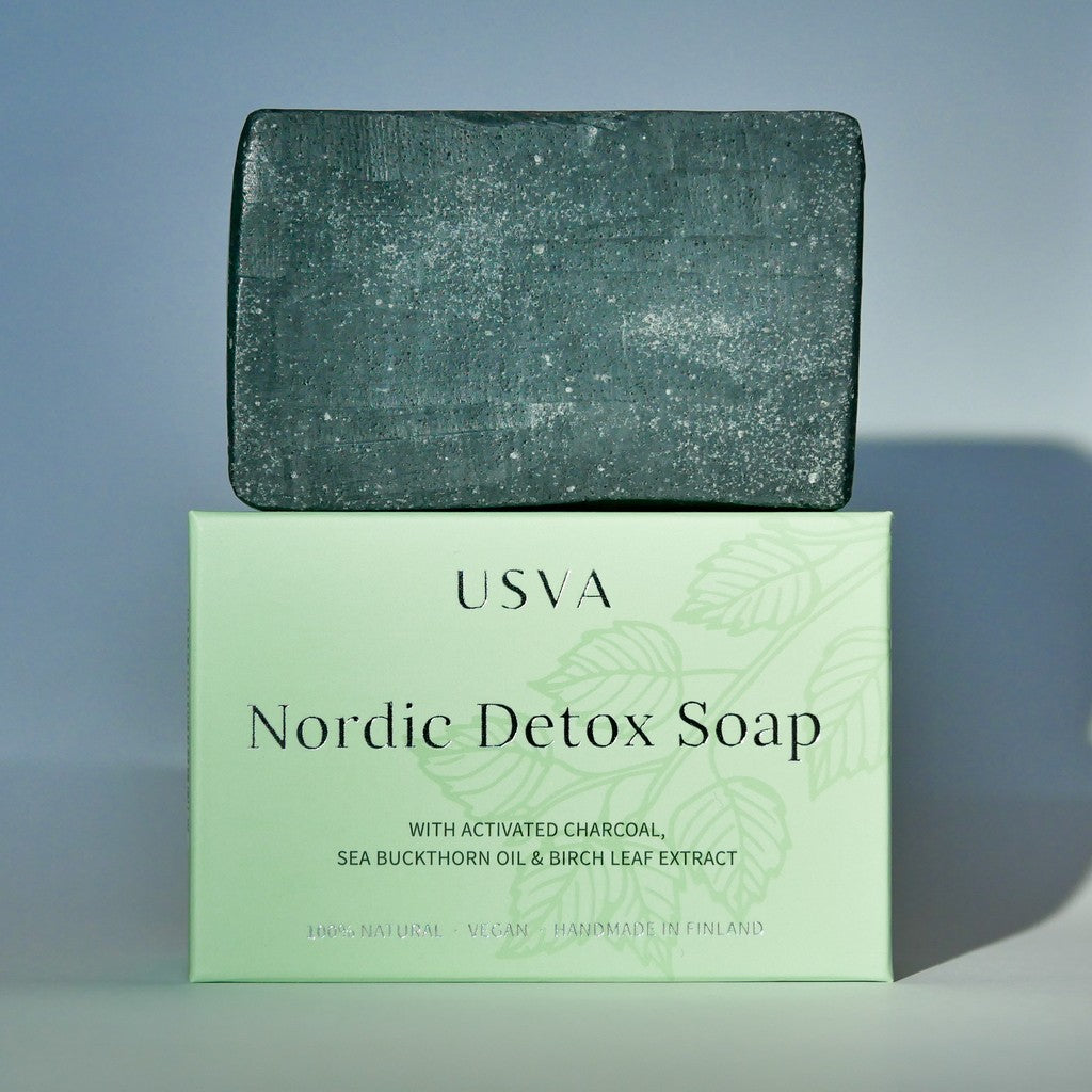 USVA Cosmetics Nordic Detox solid soap bar 100g.