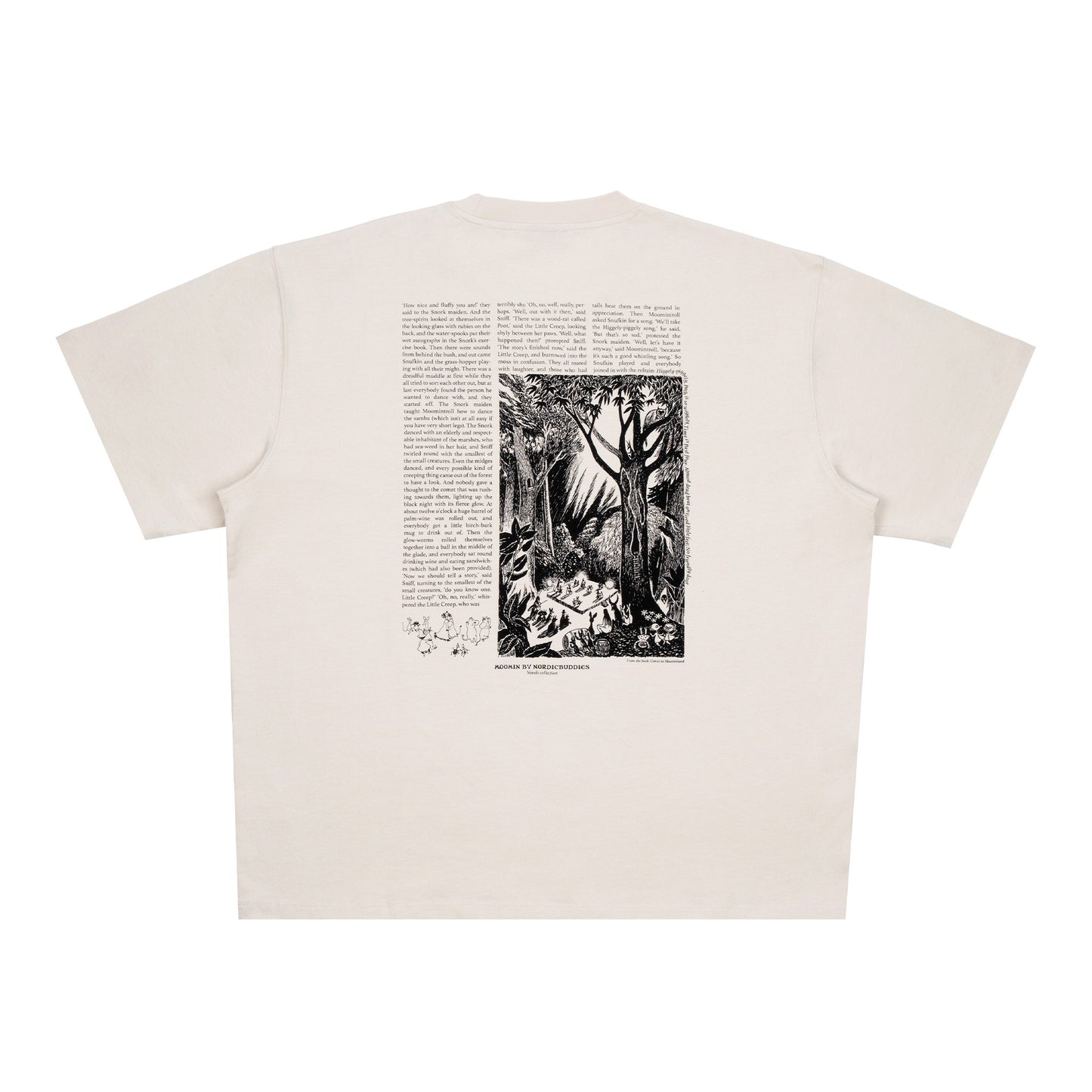 Novels Unisex T-Shirt - Beige
