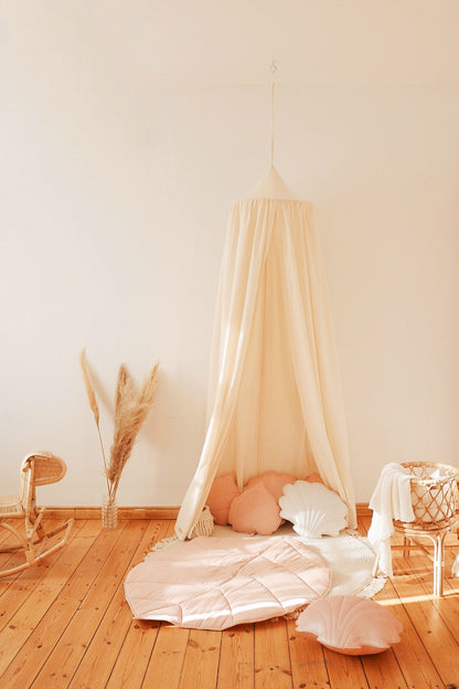 Handmade in Poland: OEKO-TEX certified Raw Cotton canopy in 100% organic fabric