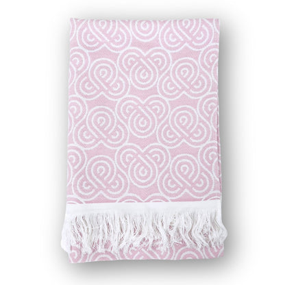 Standard bamboo bath towel 75x150 cm absorbent - Pink