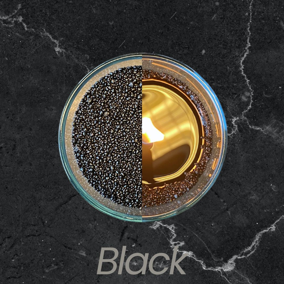 Decorative Black wax pearls for custom DIY candles 330g