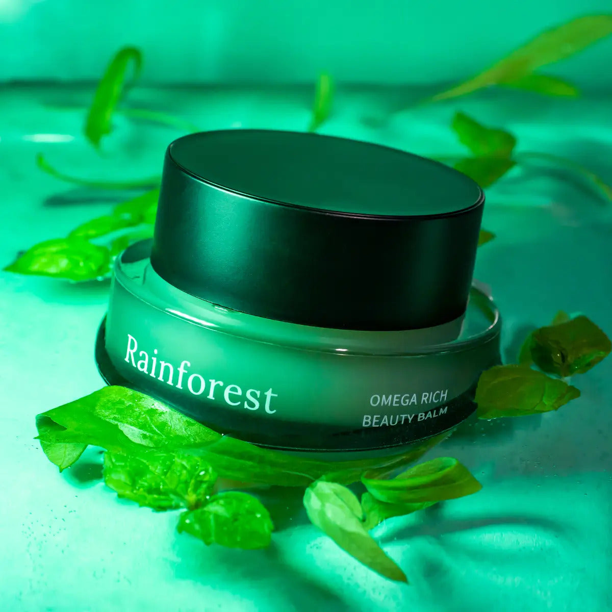 Nourishing Rainforest face balm 30ml jar, handmade in Finland by USVA.
