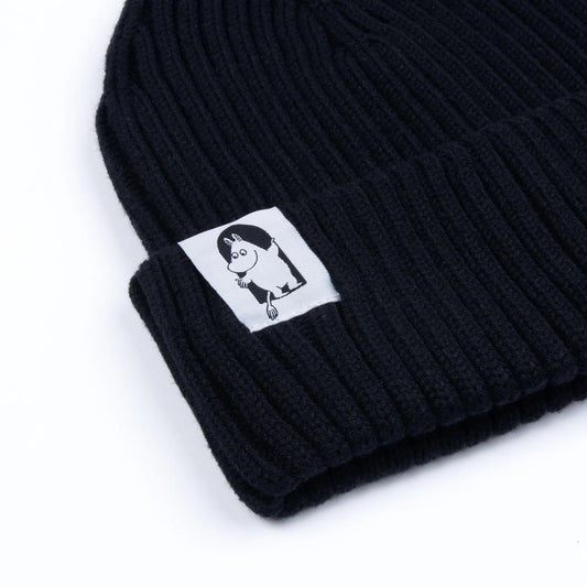 Detail of Red Cross Beanie for Adults - Black