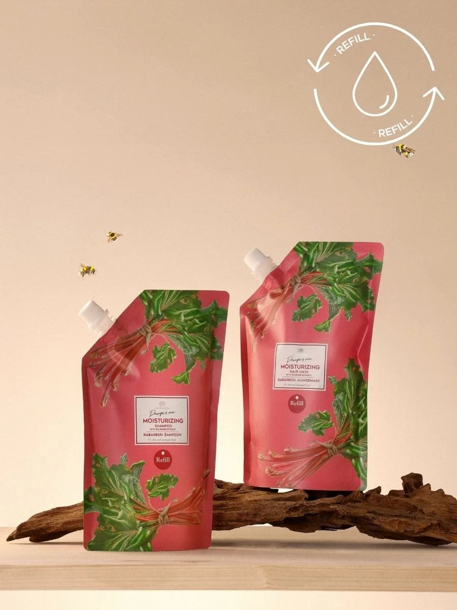 REFILL for Rhubarb Hair Mask With Castor Oil - 500 ml