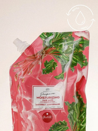 REFILL for Rhubarb Hair Mask With Castor Oil - 500 ml