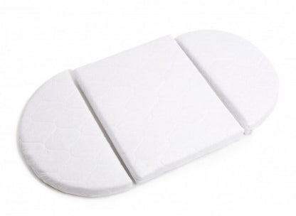 Custom 3-piece breathable mattress designed for the KOTTO Olin round baby crib