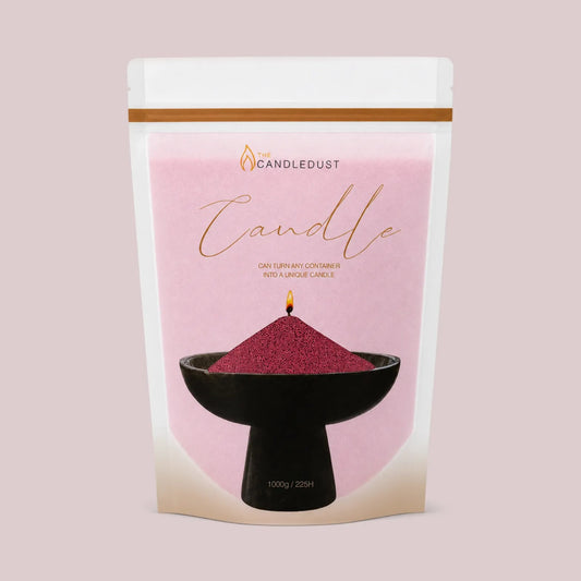 Candledust Sangria unscented pearled candle sand in a 1kg resealable refill pouch