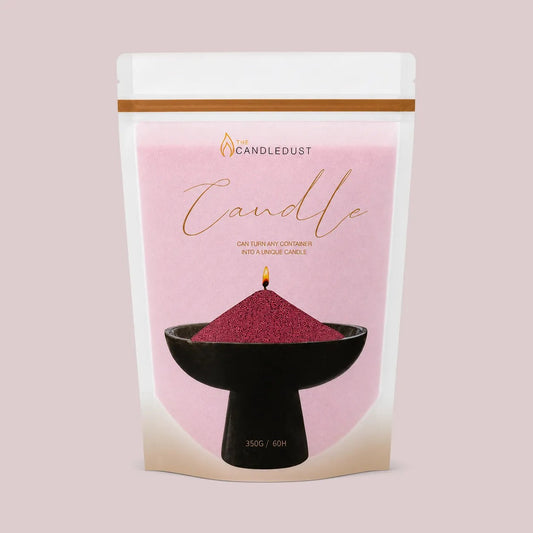 Candledust Sangria unscented pearled candle sand in a 350g resealable refill pouch