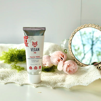 Front of Vegan Fox Face Peel, 50 ml natural exfoliating face peel for skin renewal - That Green Store