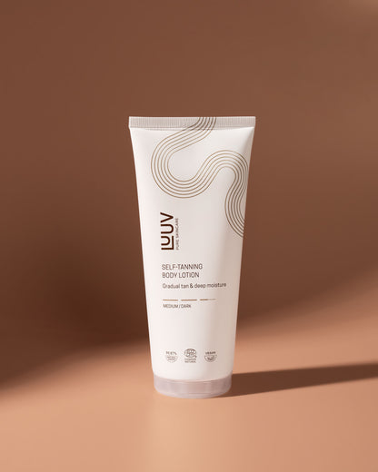 Self-Tanning Body Lotion Medium/Dark COSMOS, 200ml - Set of 2
