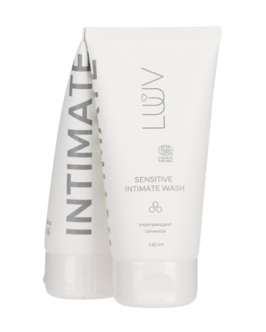 Sensitive Intimate Wash, 140ml - pH-balanced gentle daily care by LUUV.