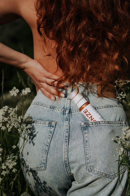 always with you Shimmering Carrot Dry Oil Bronze, 100ml - Illuminating dry oil for a radiant bronze finish by LUUV.