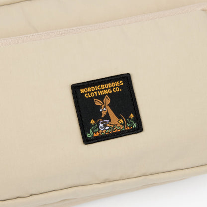 Sniff Retro Waist Bag - Beige