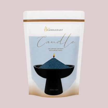 Candledust Space Grey unscented pearled candle sand in a 350g resealable refill pouch