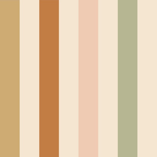 Stripes Natural Wallpaper