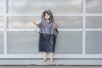 Surfdragon Oeko-Tex certified bamboo fabric for kids safety - Grey