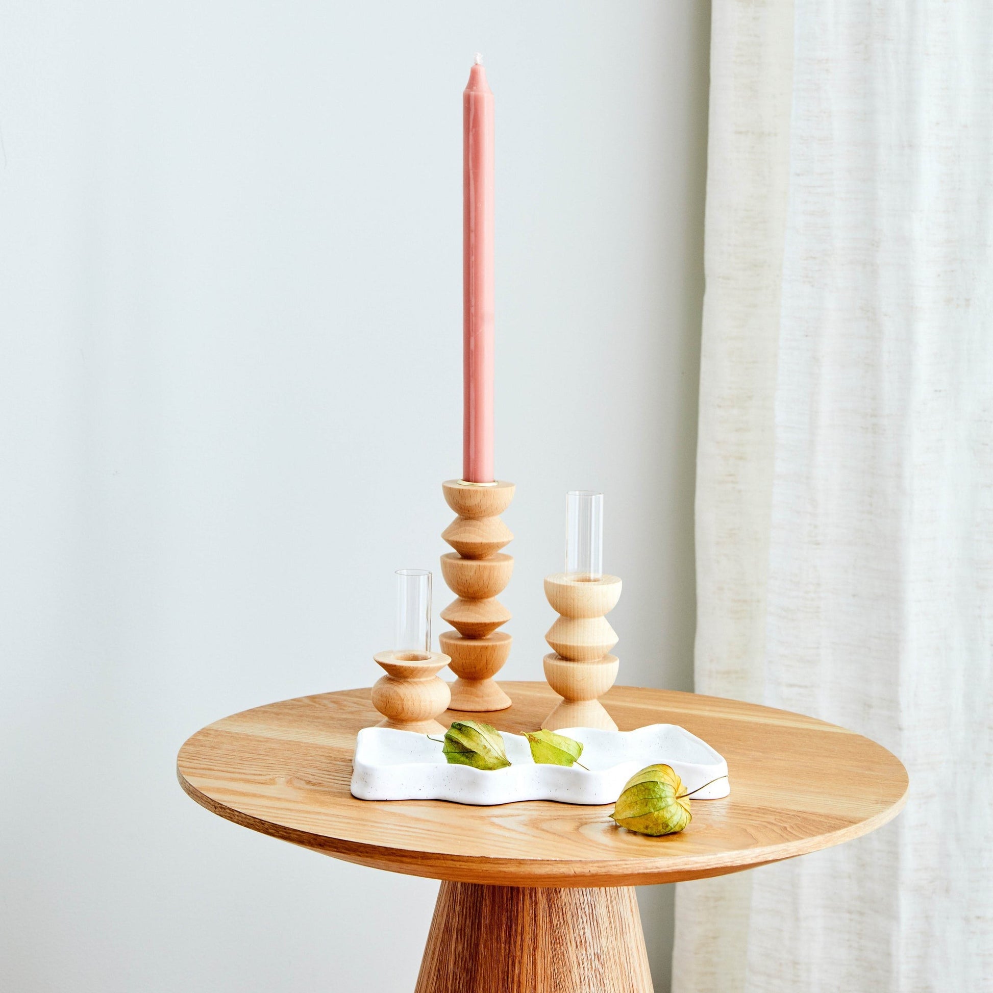 Totem Wooden Vase - Short Nº 5