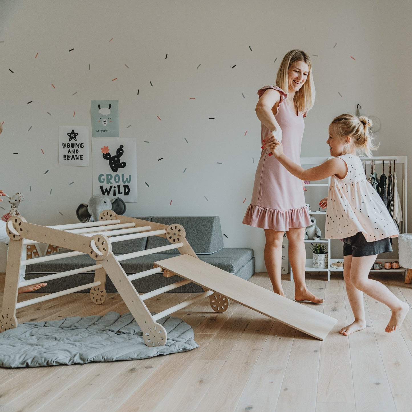 Transformable Montessori Climber With Ramp