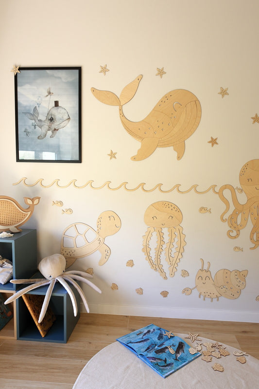 Wooden Wall Decoration - Turtle