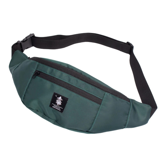 Official Moomin Snufkin green waist bag main view