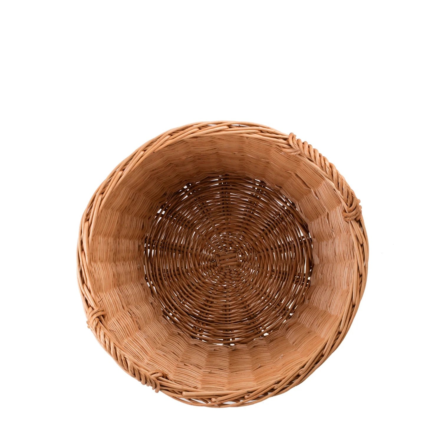 Inside view Wicker Basket For Garden And Firewood, 45L