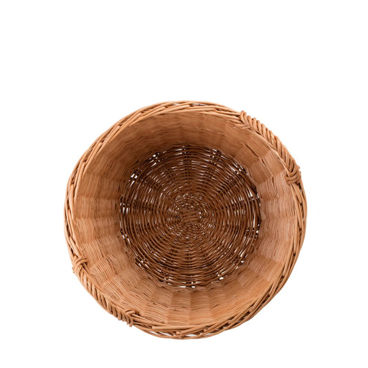 Inside view Wicker Basket For Garden And Firewood, 38L