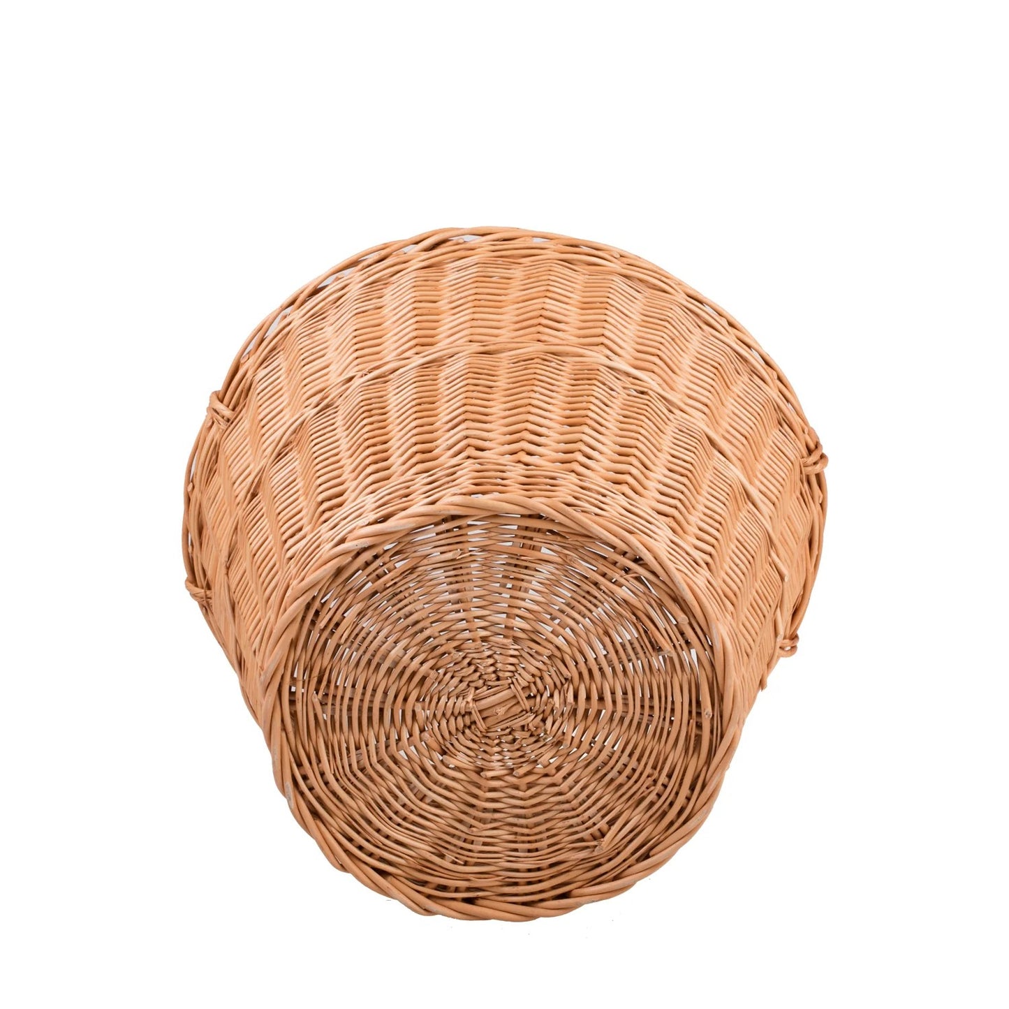 Under view Wicker Basket For Garden And Firewood, 45L