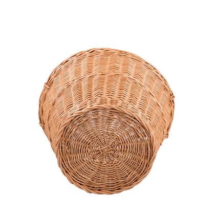 Under view Wicker Basket For Garden And Firewood, 45L