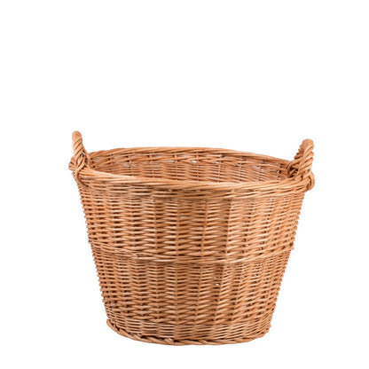 Wicker Basket For Garden And Firewood, 22L