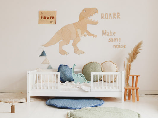 Wooden Poster - Be Roarr Kid