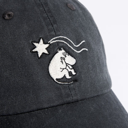 Novels Washed Denim Adult Cap - Grey